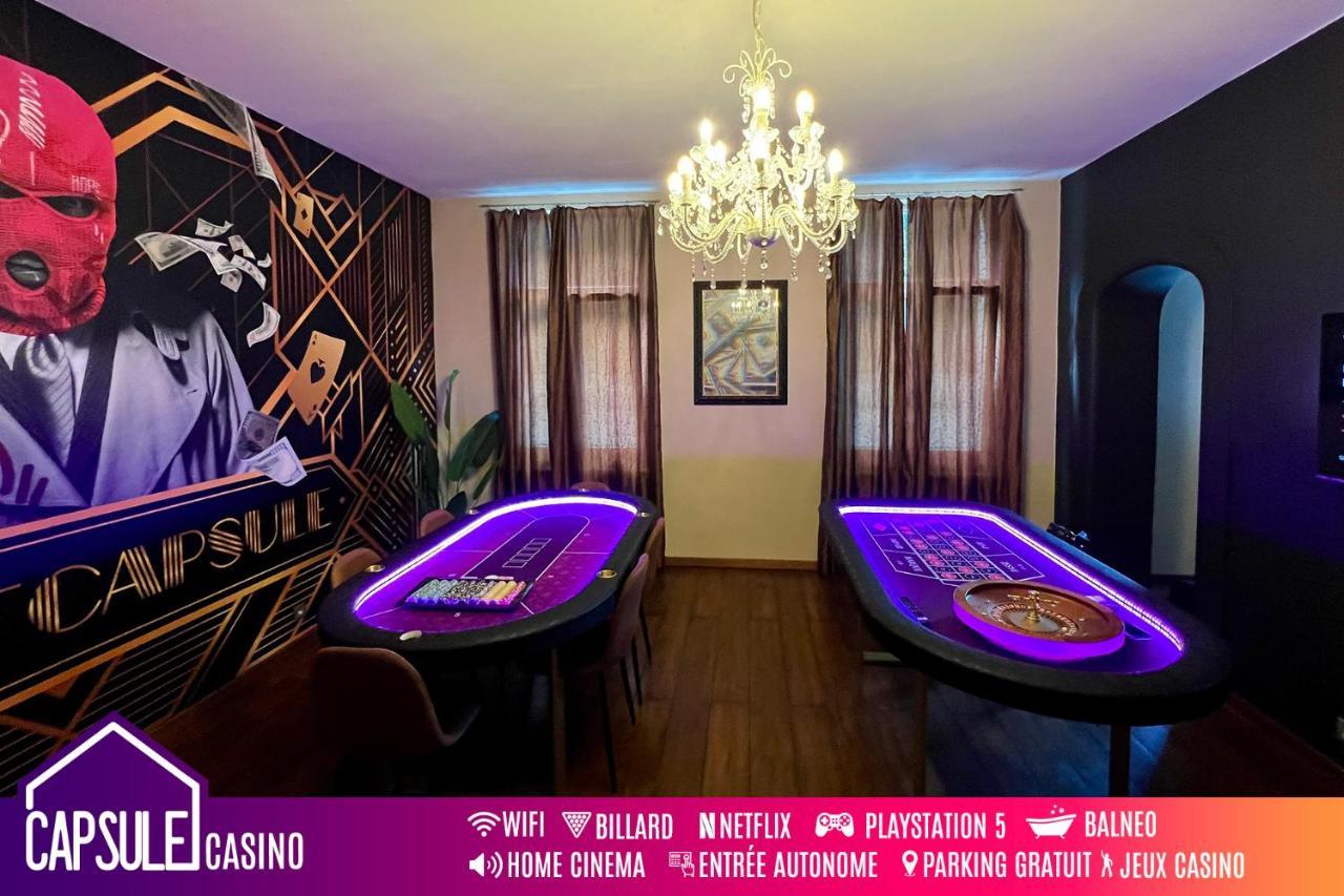 Апартаменты Capsule Casino - Jacuzzi - Billard - Netflix - Console & Jeux Монс Экстерьер фото